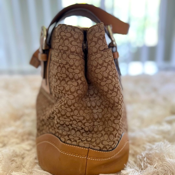 Coach vintage double strap bag/purse/tote - Picture 2 of 13